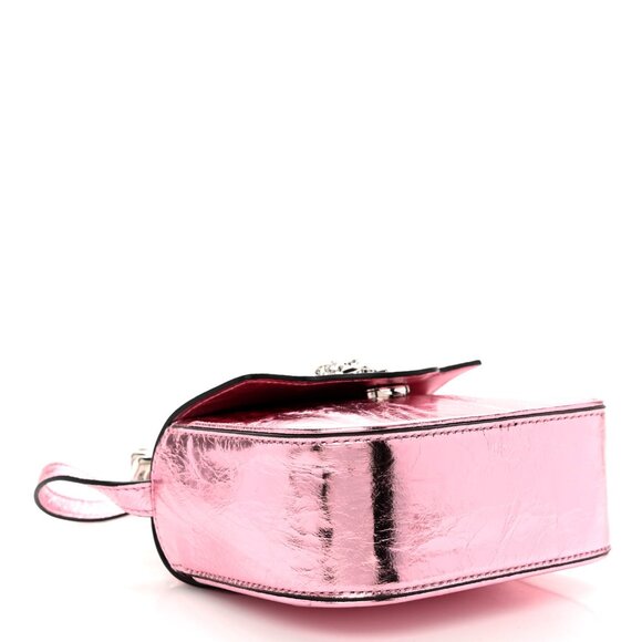 AUTHENTIC VERSACE Pink Leather Crossbody Bag - Picture 3 of 5